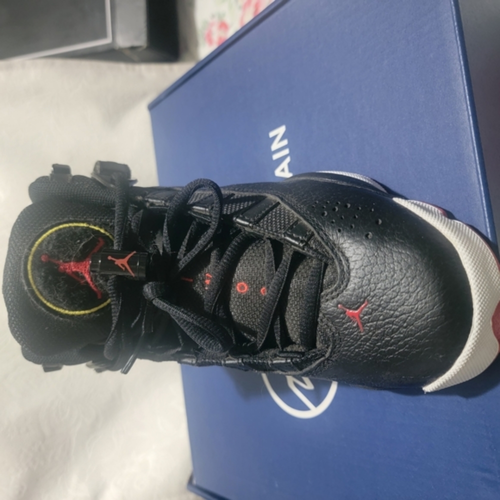 Jordan Black and Red Sneakers Iconic Design